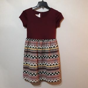 🥀Girls burgundy dress